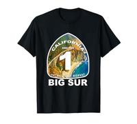 Big sur California Pacific Coastal Highway 1 Design Graphique T-Shirt