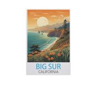 Big sur California，Puzzle 1000 Pieces Wood Puzzle Adult Children's Educational Toy Family Decompression Game（38x52cm）-FW16