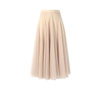 Big Swing Jupe trapèze fine unie, beige, S