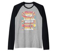 Big Thrill My Sis is Over The Hill Birthday Humor Roast - Manche Raglan