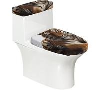 Big Tiger Lot de 2 housses pour abattant de WC super douces et lavables