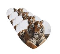 Big Tiger Lot de 4 désodorisants de voiture personnalisés pour homme et femme - Tablettes d'aromathérapie - Cartes parfumées à suspendre pour armoire de salle de bain