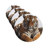 Big Tiger Lot de 4 désodorisants de voiture personnalisés pour homme et femme - Tablettes d'aromathérapie - Cartes parfumées à suspendre pour armoire de salle de bain