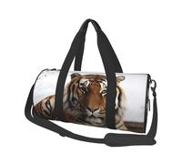 Big Tiger Sac de sport léger pour homme et femme en toile Noir Taille unique, Noir , Taille unique