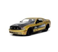 Big Time Muscle Ford Mustang GT Voiture moulée sous pression 1:24 2010, jouets pour enfants et adultes (doré)