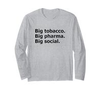Big Tobacco Big Pharma Big Déclaration Sociale Manche Longue
