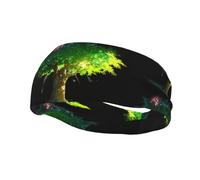 Big Tree in The Sun Bandeau élastique pour yoga, sport, fitness, course à pied, basket-ball, sport