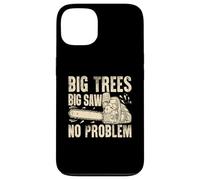Big Trees Big Saw Tronçonneuse sans problème Coque pour iPhone 13