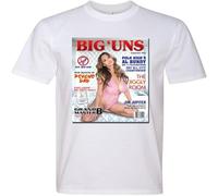 Big UNS Magazine Parody Married with Children 80s Polk High Al Bundy Tee Shirt White XXL