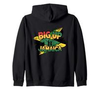 Big Up Jamaica Reggae Island Culture des Caraïbes Sweat à Capuche