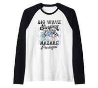 Big Wave Surf Nazaré Portugal Surfer Surf Manche Raglan