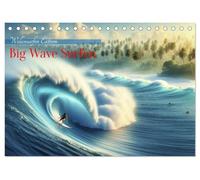 Big Wave Surfen (Tischkalender 2026 DIN A5 quer), CALVENDO Monatskalender: Spür die Kraft der Giganten, Adrenalin pur, Wassermassen im Takt der Freiheit, und du mittendrin.