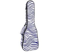Big Waves Étui rembourré pour ukulélé de concert de 58,4 cm avec motif nautique, imperméable et durable, Multicolore 02, 25.9x9x3.1in/66x23x8cm, Organiseur de sac