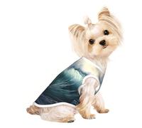 Big Waves in The Sea Gilet d'été pour chien de petite et moyenne taille