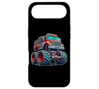 Big Wheels Fire Truck Firefighter Kids Boys Monster Truck Coque pour iPhone Air