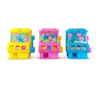 Big Win Candy Machine Lot de 3 mini machines à sous avec perles de sucre sucrées Bandit interactif à bras unique pour enfants Surprise Jackpot & plaisir de gagner | Idéal pour les fêtes, les
