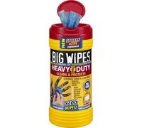 Big Wipes BWI-2420 4 x 4 lingettes de nettoyage Ultra Résistant - NOIR (Lot de 100)
