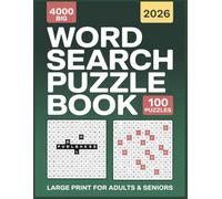 Big Word Search Book for Adults: 2026 Relaxing Brain Games for Adults | Boost Focus, Memory & Mindfulness