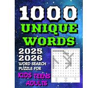 Big Word Search Puzzle Book - 1000 Words: 100 Large Print Puzzles for Kids, Adults, Seniors & Teens