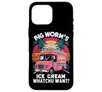 Big Worm's Ice Cream Whatchu Want? Drôle Amateurs de crème glacée Coque pour iPhone 16 Pro Max