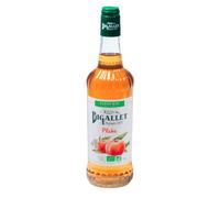 BIGALLET-Sirop de Pêche bio - Bouteille de 70 cl
