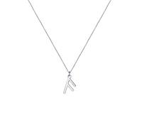 Bigbabybig Pendentif minimaliste The Elder Futhark Runes pour femme - Collier viking hypoallergénique - Pour la foi païenne nordique - Délicat - Fête des mères - Anniversaire, 18inch, Métal, Pas de