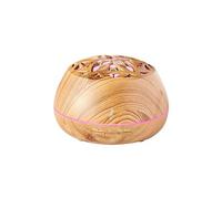 BigBen Aromasound Lilywood - Diffuseur/humidificateur d'aromathérapie - plateau de table avec haut parleur bluetooth