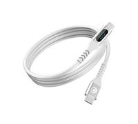 BigBen Câble USB-C vers USB-C PD 100W 2m avec Écran Digital Charge Rapide Blanc