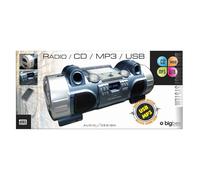 Lecteur CD Portable - BIGBEN - CD50NO - MP3 - USB - Radio FM Stéréo