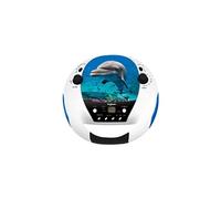 BigBen CD52 Dolphin - Boombox - Blanc avec des motifs