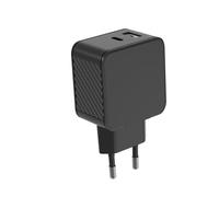 BigBen Chargeur Secteur 45W Double Port USB-A et USB-C PD Charge Rapide Noir
