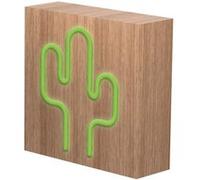 Bigben ColorLight - Haut-parleur - sans fil - Bluetooth - motif cactus Motif cactus, Brun G