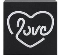 Bigben ColorLight Neon Colorblock - Haut-parleur - pour utilisation mobile - sans fil - Bluetooth - 5 watt - modèle amoureux Modèle amoureux, Noir, Blanc