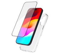 Bigben Connected – Coque 2 en 1 iPhone 17 – TPU transparent certifiée GRS + verre trempé 2,5D