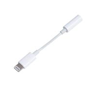Bigben Connected Adaptateur Lightning ADAJACKMFIW Jack 3,5 mm pour iPhone/iPad/iPod 0,15 m Blanc