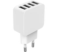Bigben Connected BASECS5.4A4USBAW chargeur d'appareils mobiles Smartphone, Tablette Blanc Secteur Charge rapide Intérieure