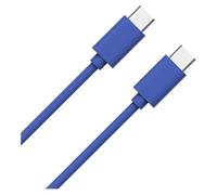 BIGBEN Connected - Câble USB - 24 pin USB-C (M) pour 24 pin USB-C (M) - 3 A - 1 m - alimentation USB-C (60 W) - bleu