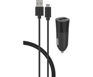 Bigben Connected CACCBLMIC2.1AB chargeur d'appareils mobiles Smartphone Noir Allume-cigare Auto