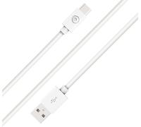 Bigben - Câble USB - USB (M) pour 24 pin USB-C (M) - 5 V - 3 A - 2 m - blanc