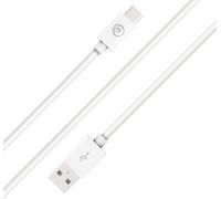 Bigben - Câble USB - USB (M) pour 24 pin USB-C (M) - 5 V - 3 A - 2 m - blanc
