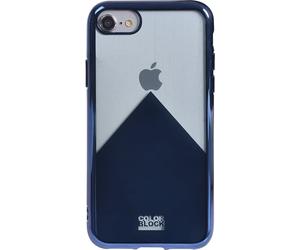 Bigben Connected CBPCOVGRAPHIP7NV coque de protection pour téléphones portables Bleu, Métallique, Transparent iPhone SE (2020)/8/7/6S/6