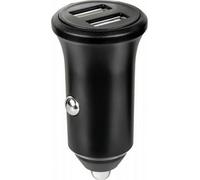 BigBen Connected, chargeur double pour voiture USB-A + USB-A 4.8A (2.4+2.4A) Fast Charge, noir