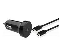BigBen Connected Chargeur voiture USB C 18W Power Delivery + Câble USB C/USB C