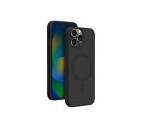 BIGBEN Connected - Coque de protection pour téléphone portable - compatibilité avec MagSafe - silicone - noir - pour Apple iPhone 15 Pro