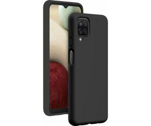 BigBen Connected Coque pour Galaxy A12 Rigide en Silicone Soft Touch Noir