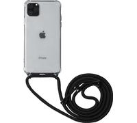 Coque pour iPhone 11 Pro Max Rigide à bandoulière amovible Transparent