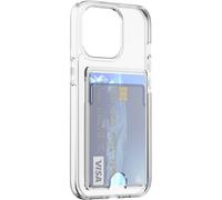 Coque iPhone 14 Pro Hybride avec porte-carte intégré Transparente Bigben