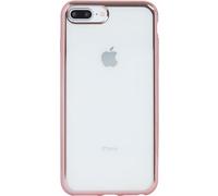Coque pour iPhone 6 Plus/6S Plus/7 Plus/8 Plus Souple Contour métal Transparent
