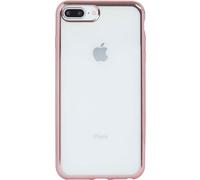 Bigben Connected Coque iPhone 6 Plus/6S Plus/7 Plus/8 Plus – Souple, Contour métal, Transparent