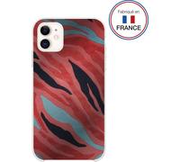 BIGBEN CONNECTED COVSUM4IP11 - Coque résine tigre rose effet miroir
